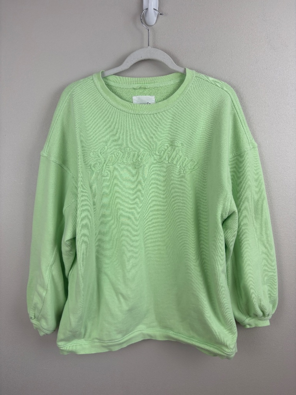 Aerie Oversized Spring Fling Crew Sweatshirt - Size Medium